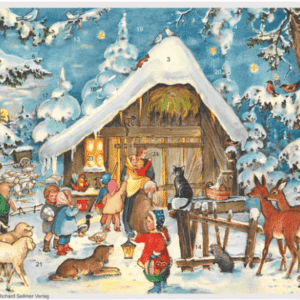Advent Calendar We Wait in Front of the Stable