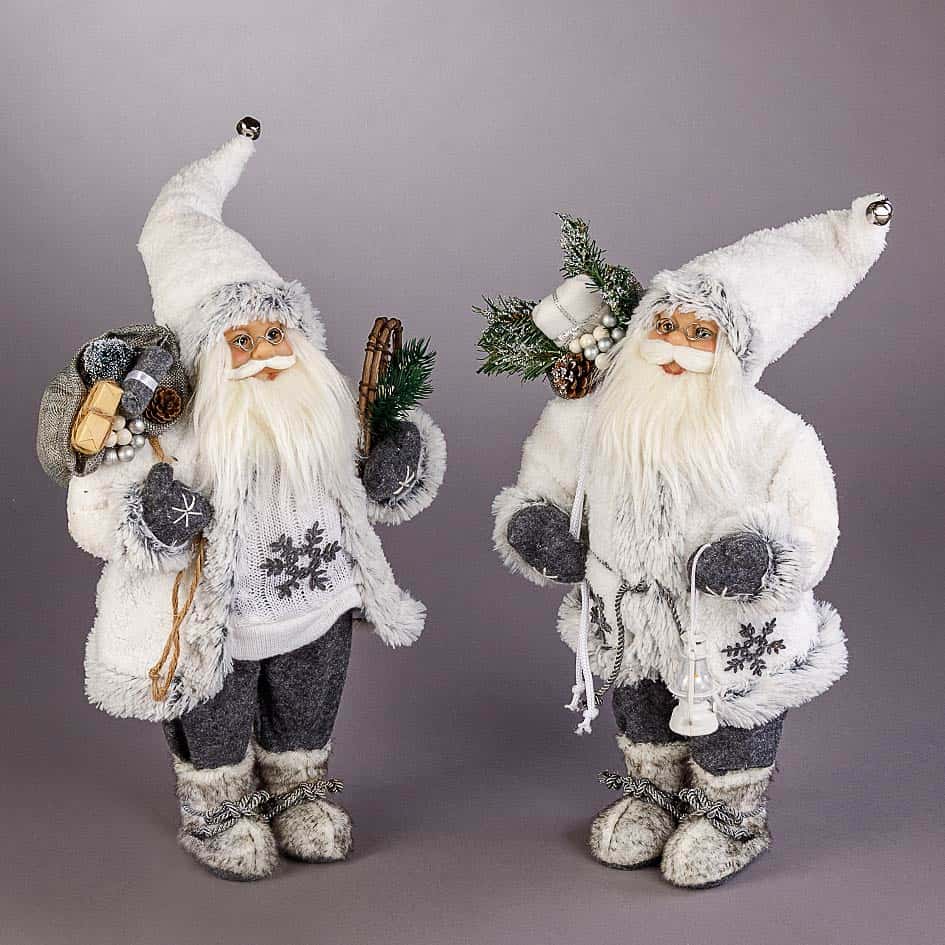 Nordic Lantern Santa Figurine - Image 2