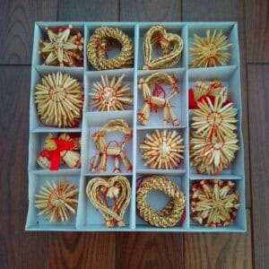 Set of Straw Stars 72pc