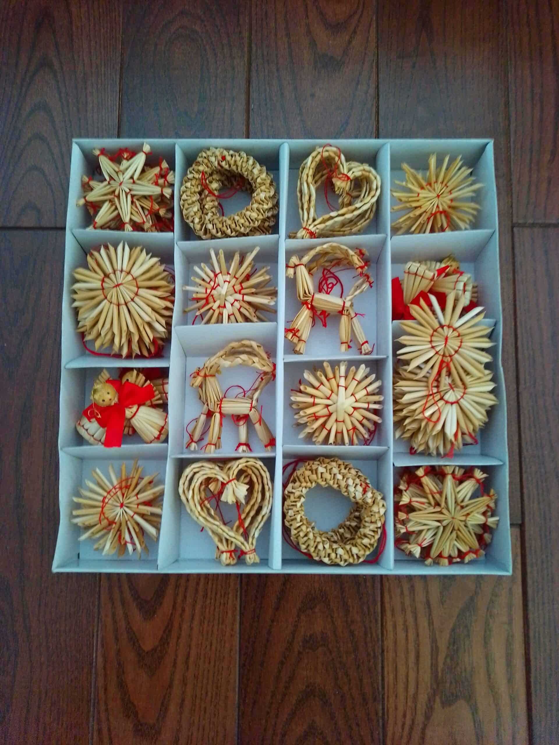Set of Straw Stars 72pc