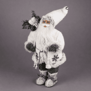 Nordic Lantern Santa Figurine