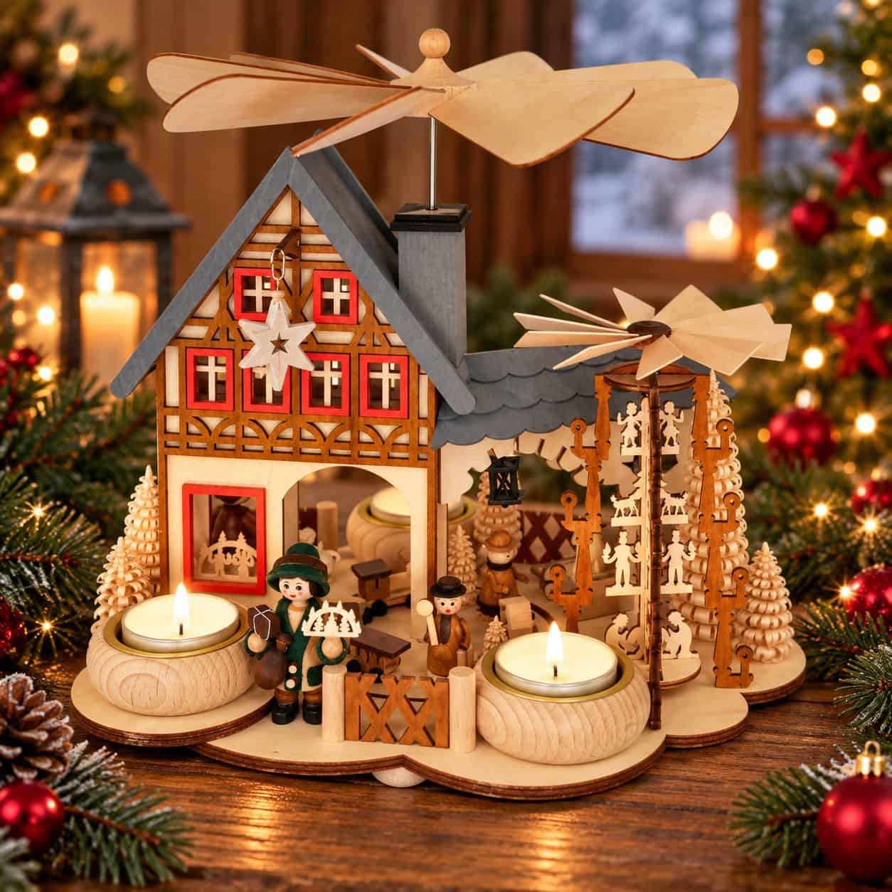 alt=christmas-pyramid-house-half-timbered