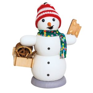 Incense Smoker Snowman Gingerbread Basket